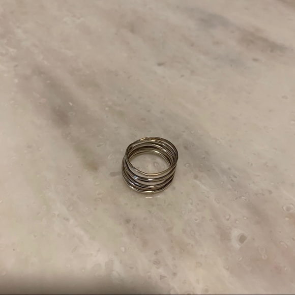 Kira Hawaii Beautiful Chaos Ring in Silver - Picture 6 of 7